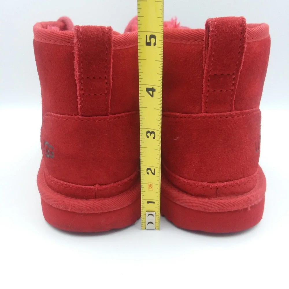 Ugg Neumel II Fluff Chukka Boots Big Kids Young Sz3 Suede Samba Red Chukka Boots